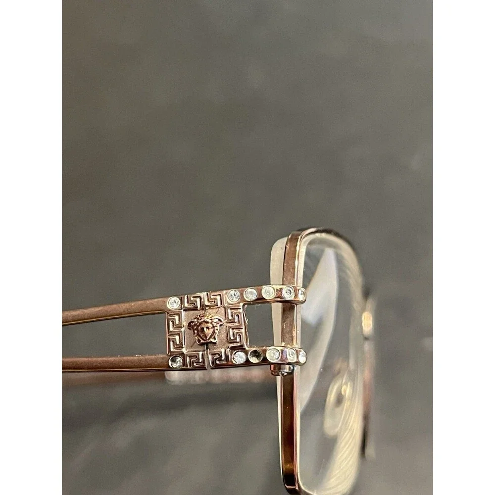 Versace MOD. 1114-B 1045 Bronze Eyeglasses Frames 54-18 130 Italy Designer Women